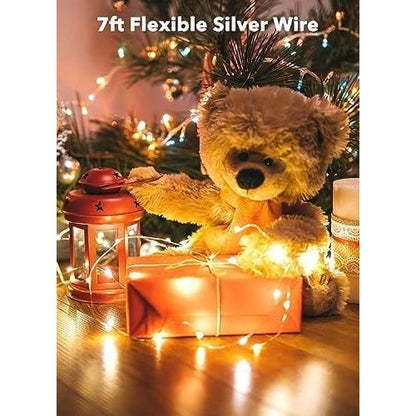 12 Pack 7ft Battery Operated LED Fairy Lights for Xmas Decoration
