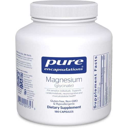 Pure Encapsulations Magnesium (Glycinate), 180 Capsules