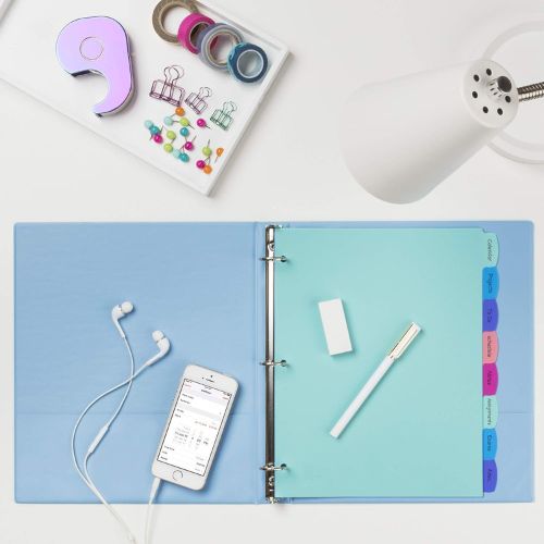 Avery Big Tab Write & Erase Dividers, 8-Tab, Pastel, 1 Set