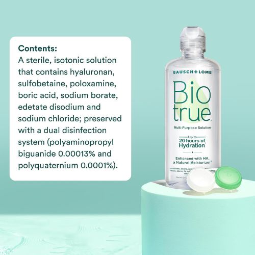 Biotrue Multi-Purpose Contact Lens Solution, 4 Fl Oz, 1 pack