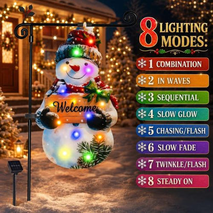 12x18 Lighted Christmas Snowman