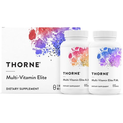 THORNE Multi-Vitamin Elite, Daily Nutritional Supplement, 180 Capsules