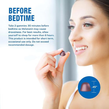 Natural Vitality Sleep Gummies | Magnesium, Melatonin & L-Theanine Formula
