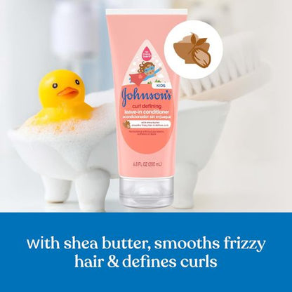 Johnson's Kids Curl Defining Leave-In Conditioner, 6.8 fl. oz