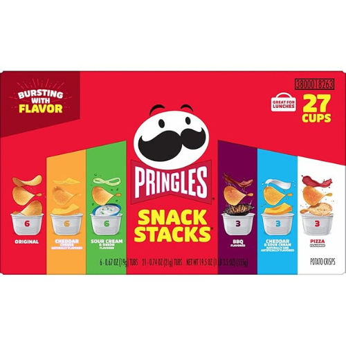 Pringles Snack Stacks Variety Pack – 27 Cups
