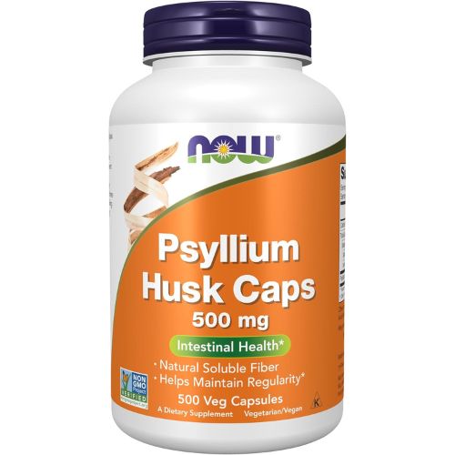 NOW Foods Supplements, Psyllium Husk Caps 500 mg