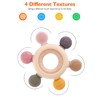 Akolik Infant Teether Safe BPA Free Baby Toy (0–12M)