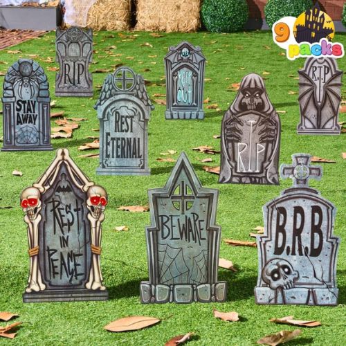 Halloween Tombstones Decorations Outdoor