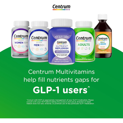 Centrum Silver Multivitamin for Adults 50 and Over, 220 Tablets