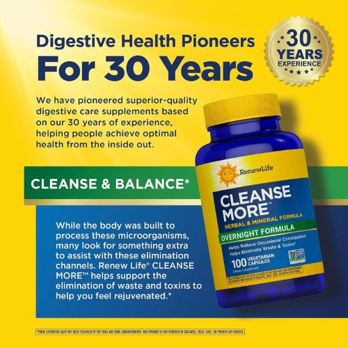 Renew Life Cleanse More 100 Vegetarian Capsules