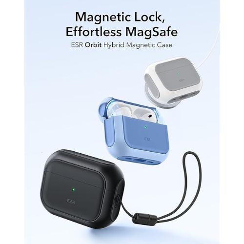 ESR AirPods Pro 3 Case – MagSafe, Drop Protection, Black