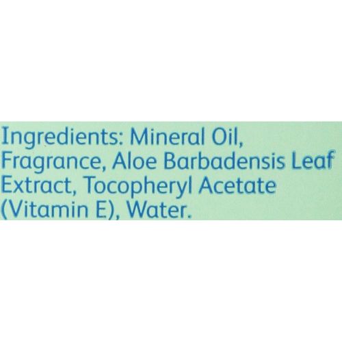 Johnson's Baby Oil, Mineral Oil Enriched with Aloe Vera and Vitamin E, 20 fl. oz