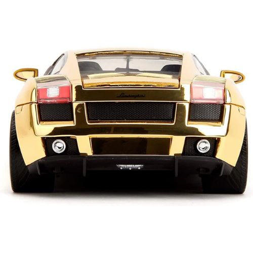 Fast & Furious 1:24 Lamborghini Gallardo Gold Chrome Die-Cast Car
