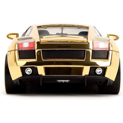 Fast & Furious 1:24 Lamborghini Gallardo Gold Chrome Die-Cast Car