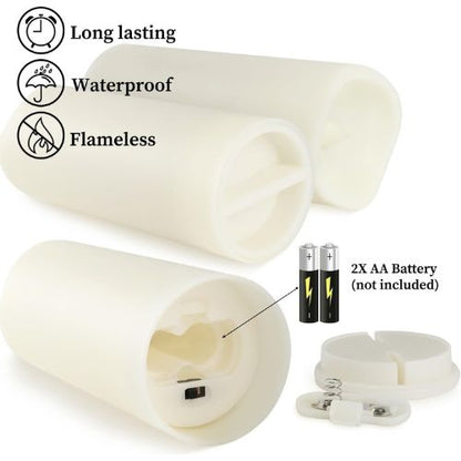 24 Waterproof Outdoor Flameless Candles