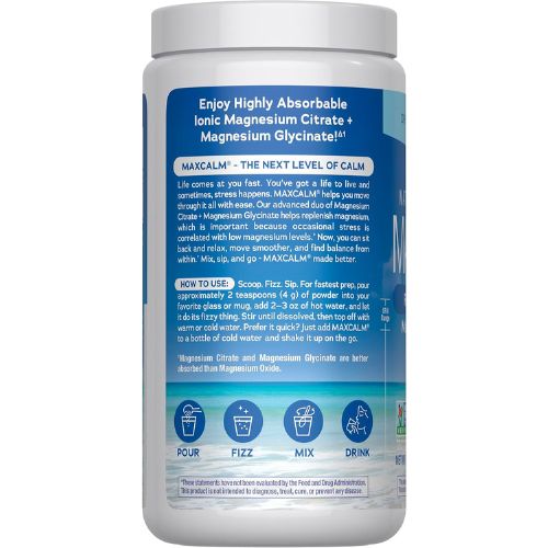 Natural Vitality Calm, Magnesium Supplement, Anti-Stress Drink Mix Powder