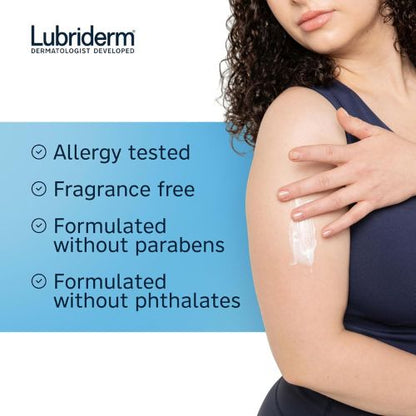 Lubriderm Daily Moisture Body Lotion, Fragrance Free, 24 fl. oz