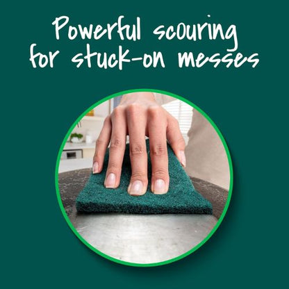 Scotch-Brite Heavy Duty Scouring Pad, 8 Pack