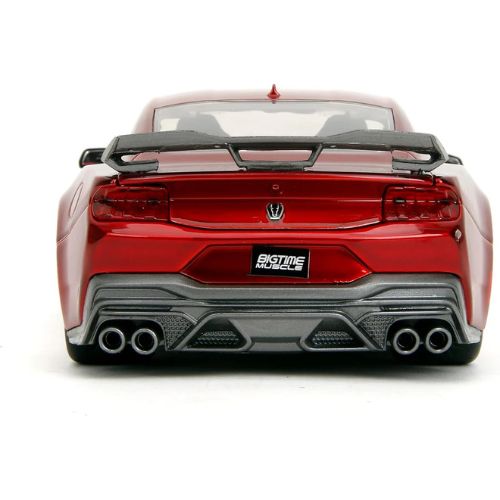 Big Time Muscle 1:24 2024 Ford Mustang GT Dark Horse Die-Cast Car – Candy Red
