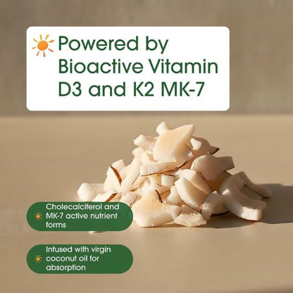 NatureBell Vitamin D3 5,000 IU & K2 100mcg, 240 Softgels