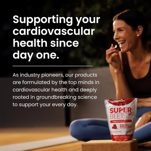 humanN SuperBeets Chews – Blood Pressure & Circulation Support, Non-GMO, 60ct