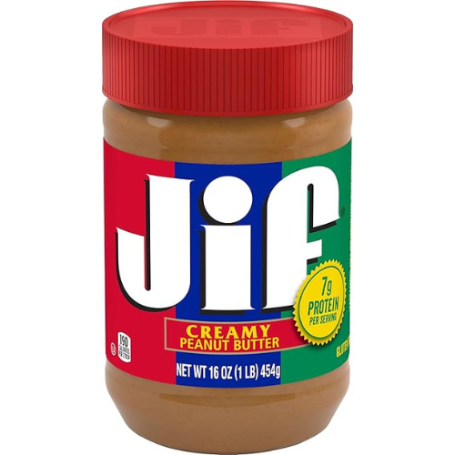 Jif Creamy Peanut Butter – 3-Pack (16 oz Jars)