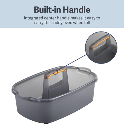 Casabella Plastic Multipurpose Cleaning Caddy with Handle.