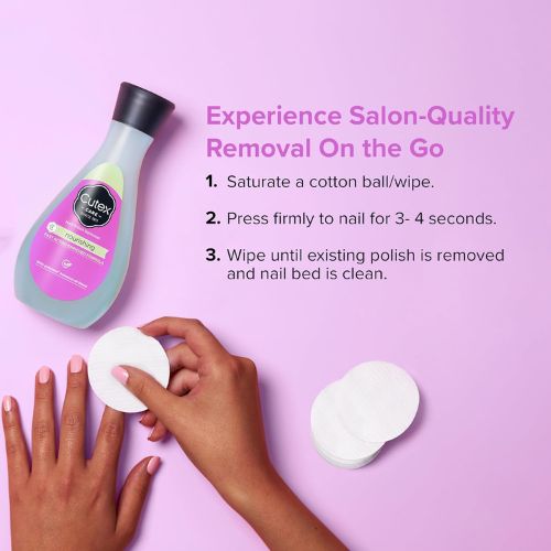 Cutex Nourishing Nail Polish Remover, 6.76 Fl Oz, (Pack of 1)