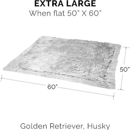 Furhaven Waterproof Pet Blanket – XL, Mist Gray, Plush & Washable