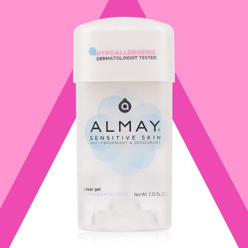 Almay Clear Gel Deodorant and Antiperspirant, Fragrance Free, 2.25