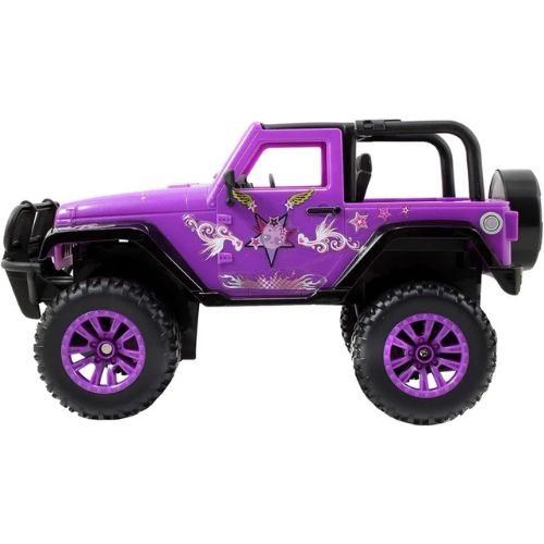 Jada Toys GIRLMAZING Jeep R/C Vehicle (1:16 Scale) – Purple