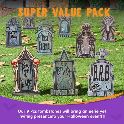 Halloween Tombstones Decorations Outdoor