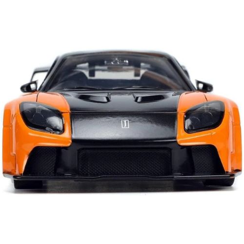 Jada Toys Fast & Furious 1:24 1995 Mazda RX-7 Widebody Die-Cast Car w/Han's 2.75" Die-Cast Figure
