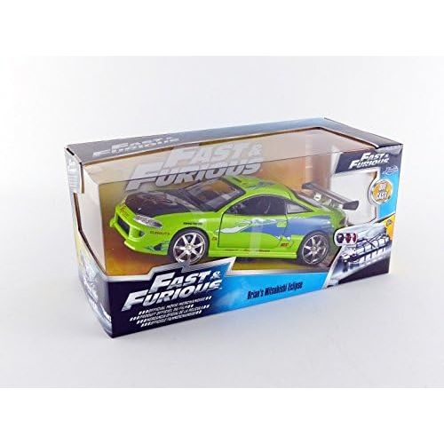 Fast & Furious 1:24 Brian's Mitsubishi Eclipse Die-Cast Car – Collectible Toy for Kids & Adults