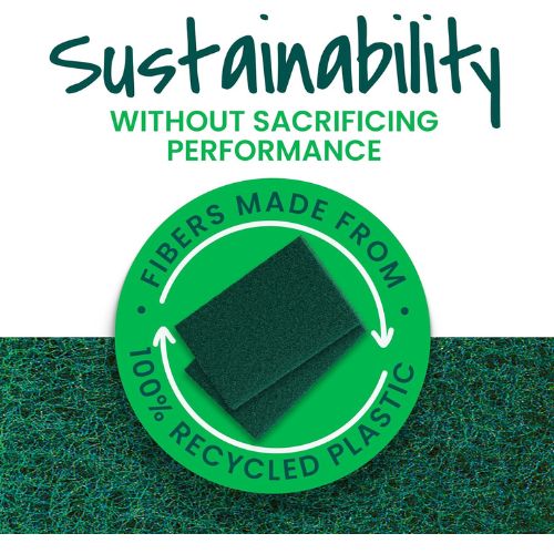 Scotch-Brite Heavy Duty Scouring Pad, 8 Pack