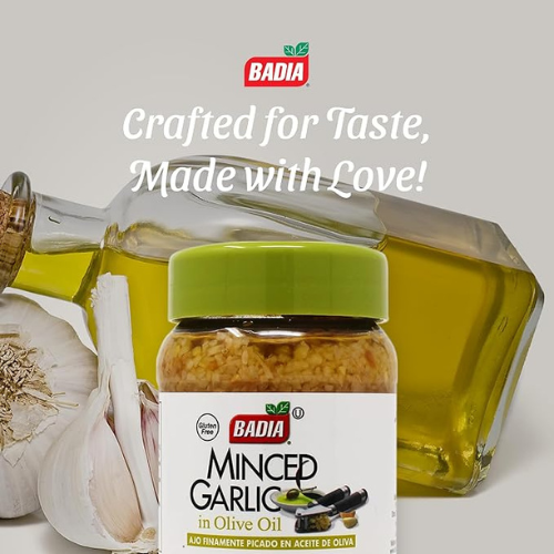 Badia Minced Garlic – 8 oz Jar