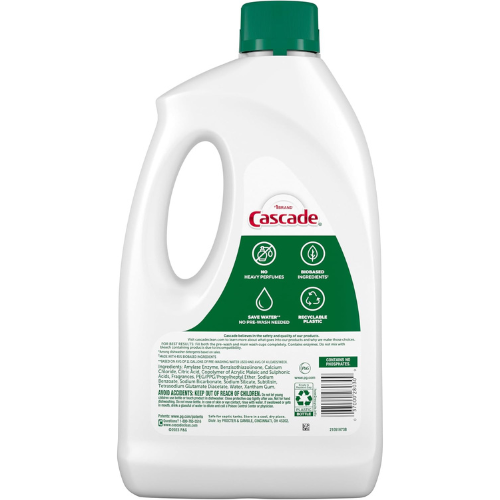 Cascade Free & Clear Dishwasher Detergent Liquid