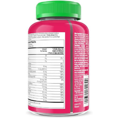 Flintstones Vitamins for Picky Kids + Iron, Kids Multivitamin Gummies 60 Gummies