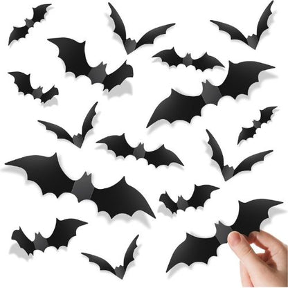 Piteno® 140Pcs Bats Halloween Decorations