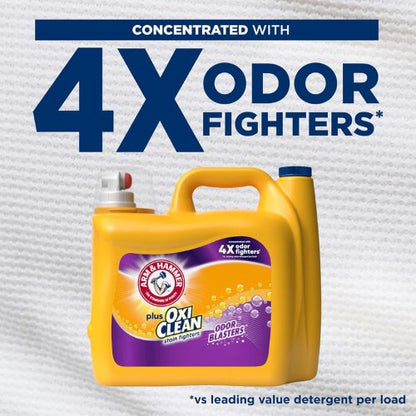 ARM & HAMMER Plus OxiClean with Odor Blasters Liquid Laundry Detergent