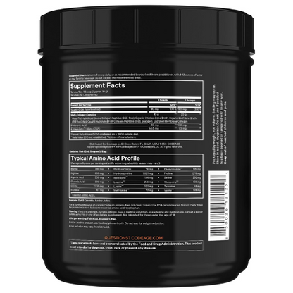 Codeage Collagen Peptides – Probiotics & Vitamin C, Unflavored, 21oz