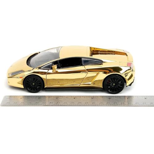 Fast & Furious 1:24 Lamborghini Gallardo Gold Chrome Die-Cast Car