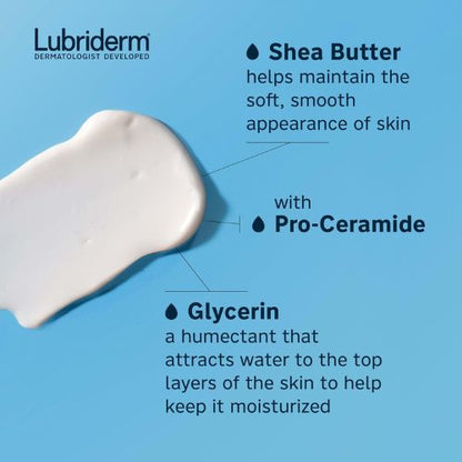 Lubriderm Daily Moisture Body Lotion + Pro-Ceramide, 24 fl. oz