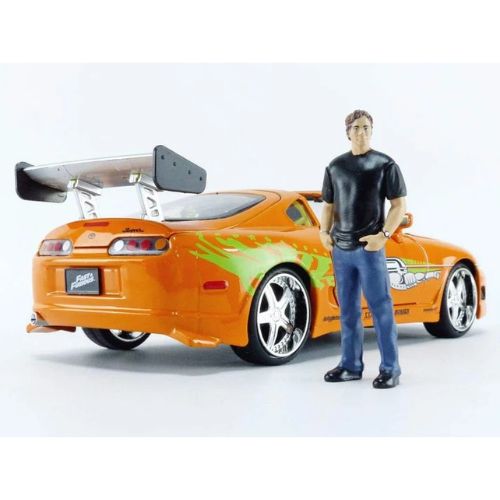 Jada 1:24 Diecast 1995 Toyota Supra with Brian O'Conner Figure – Collectible for Fast & Furious Fans