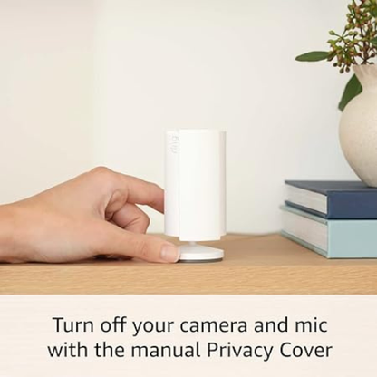 Ring Indoor Security Camera – 1080p HD (White)