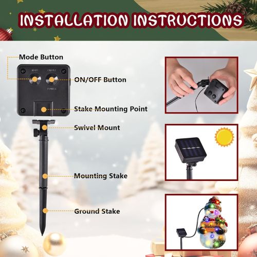 12x18 Lighted Christmas Snowman