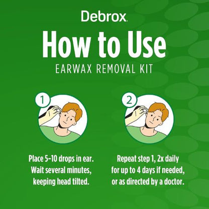 Debrox Earwax Removal Aid, 0.5 oz Earwax Removal Drops