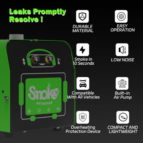 Solary Smoke Machine Leak Detection - Automotive Leak Detection Tool for Auto Repai