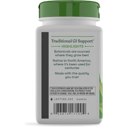 Nature's Way Slippery Elm Bark Capsules, 1,600 mg per Serving, 100 ct