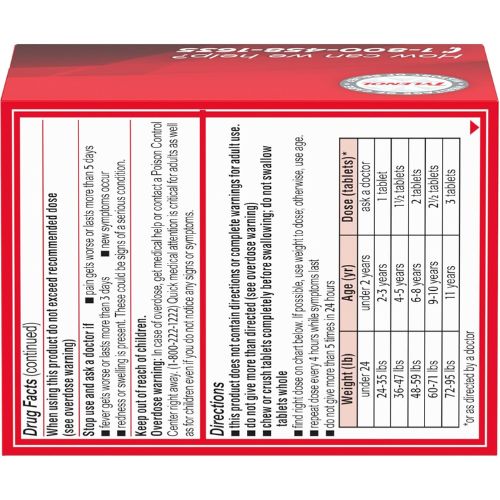 Children's Tylenol Chewables, 160 mg Acetaminophen, Grape, 24 ct